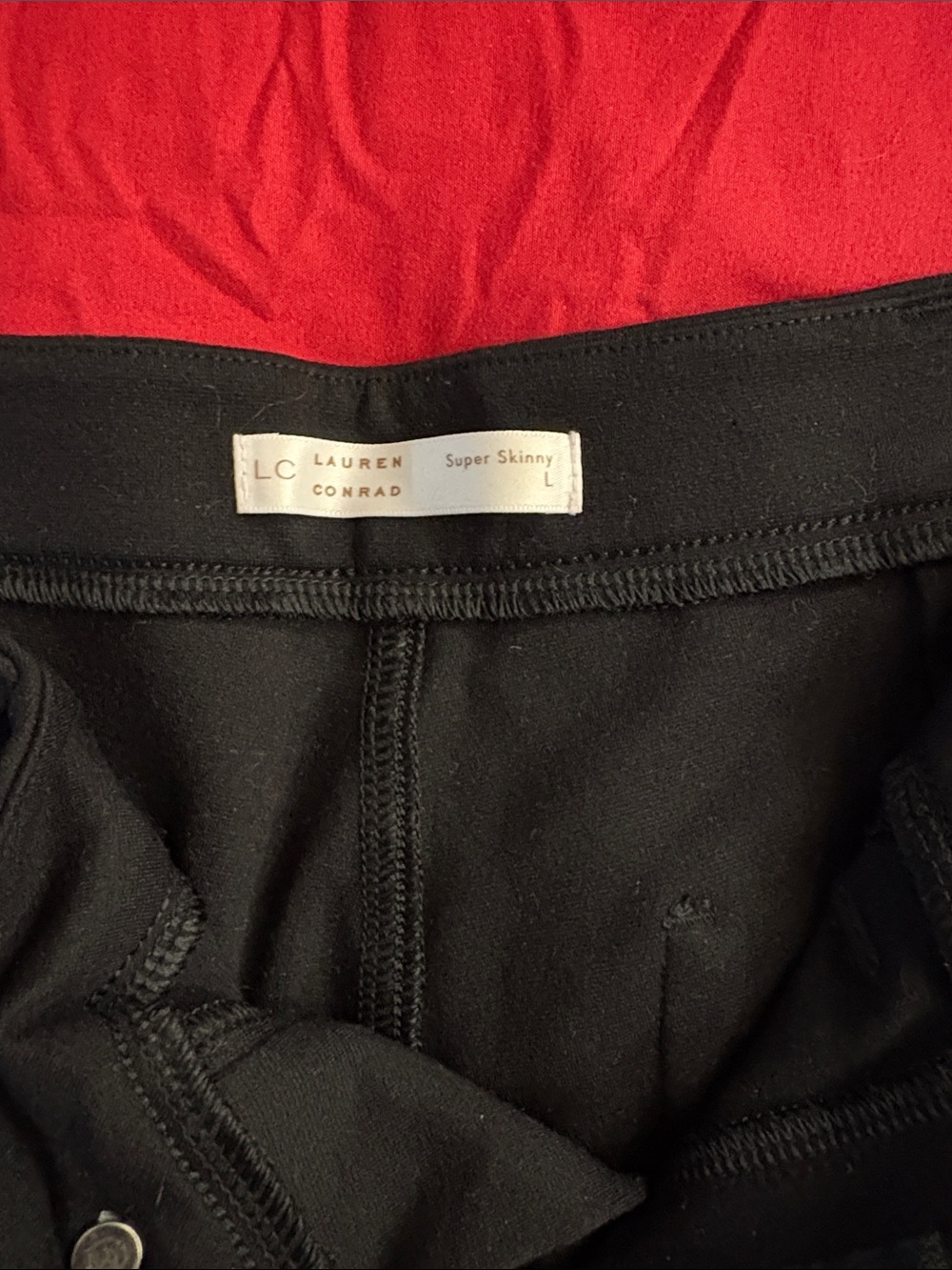 LC Lauren Conrad Black Super Skinny women’s dress pants